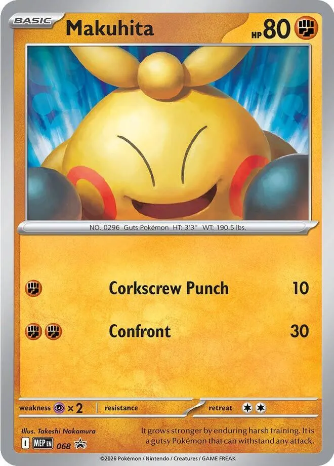 Makuhita — ME: Mega Evolution Promo — Pokémon