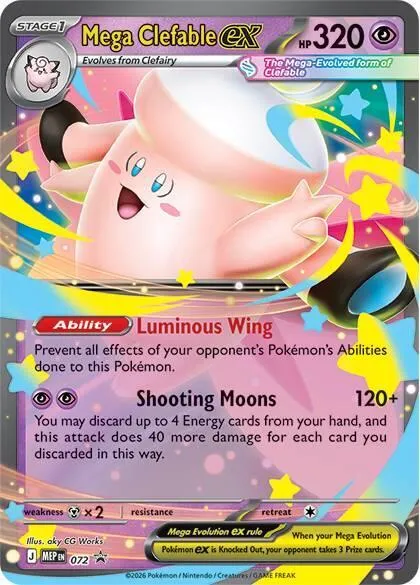 Mega Clefable ex — ME: Mega Evolution Promo — Pokémon