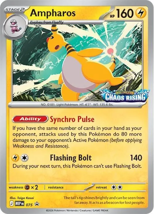 Pharamp — ME: Mega Evolution Promo — Pokémon