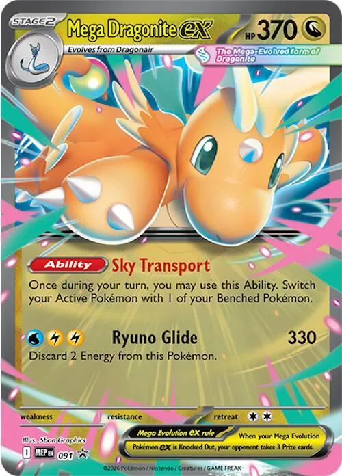 Mega Dracolosse ex — ME: Mega Evolution Promo — Pokémon