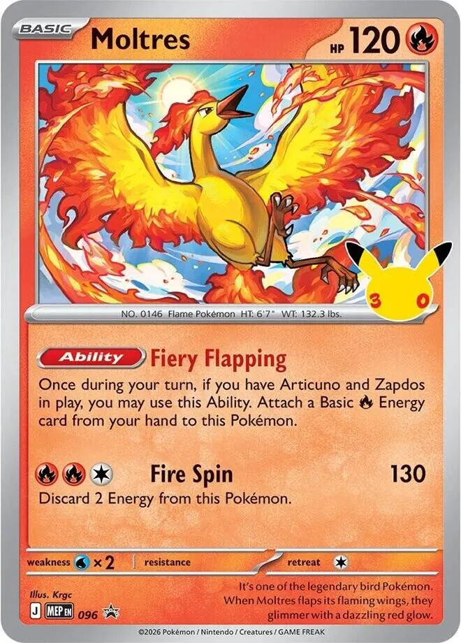 Moltres — ME: Mega Evolution Promo — Pokémon