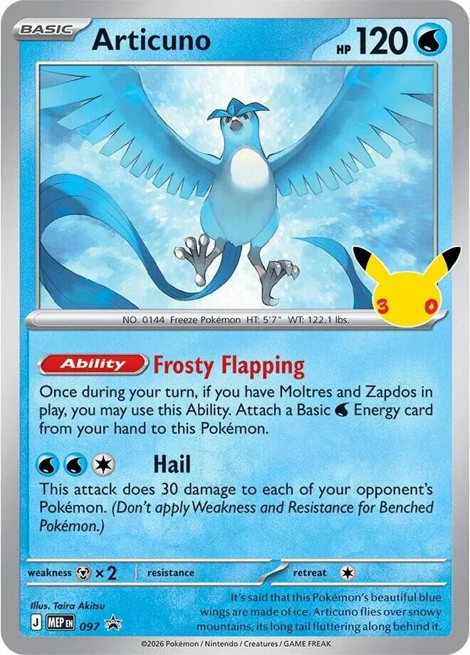 Articuno — ME: Mega Evolution Promo — Pokémon