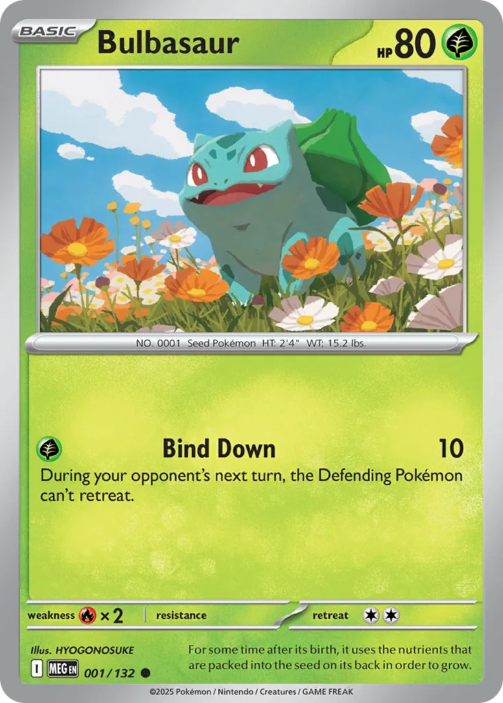 Bulbasaur — ME01: Mega Evolution — Pokémon