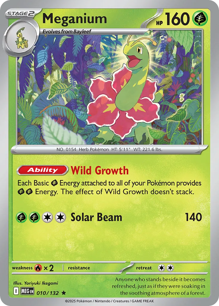 Meganium — ME01: Mega Evolution — Pokemon