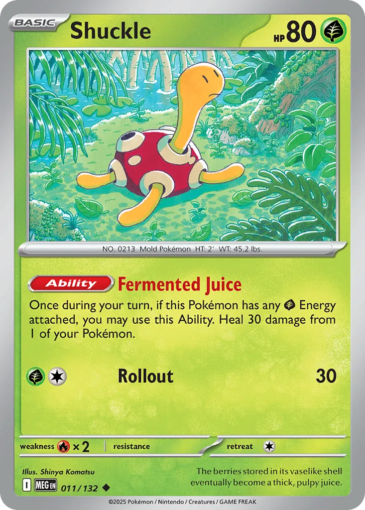 Shuckle — ME01: Mega Evolution — Pokémon