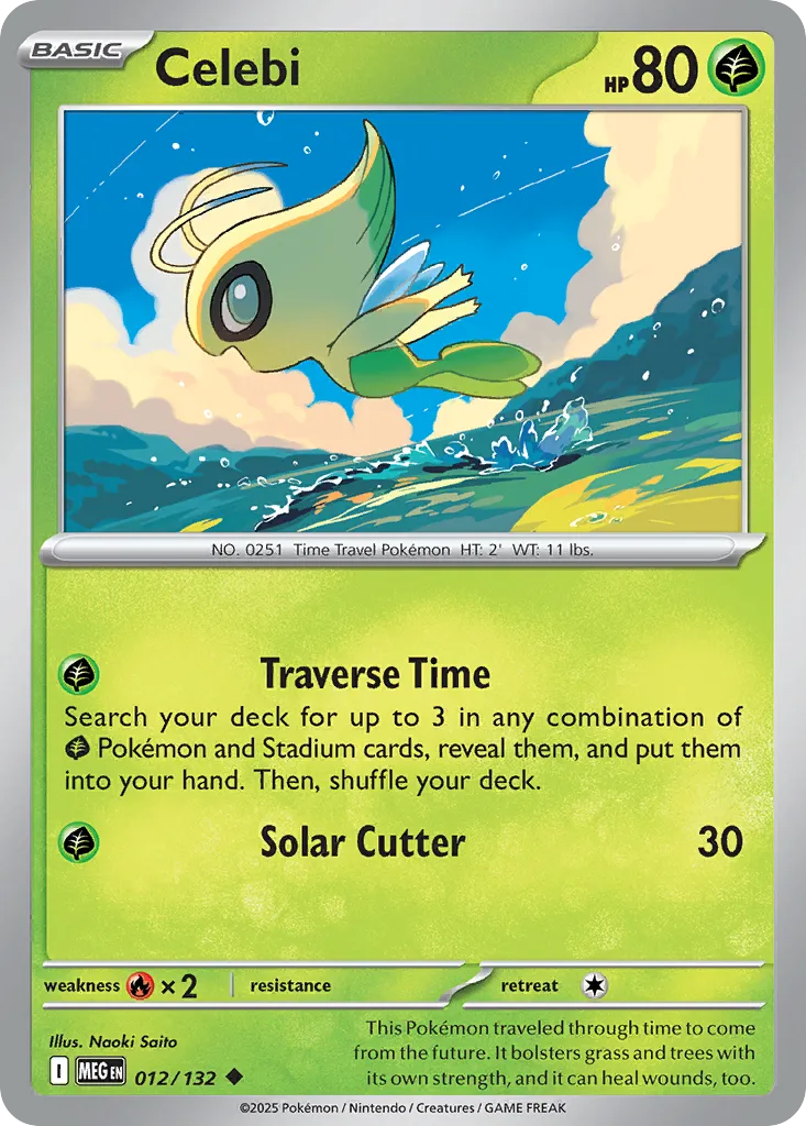 Celebi — ME01: Mega Evolution — Pokemon
