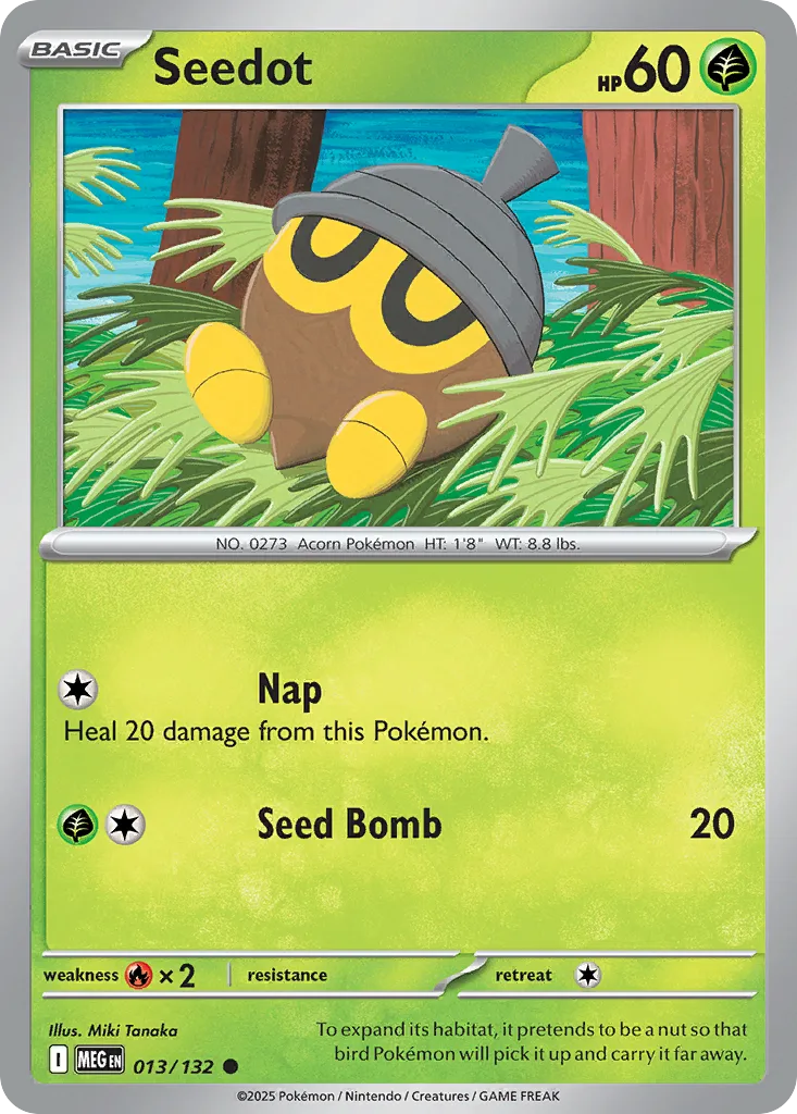 Seedot — ME01: Mega Evolution — Pokémon