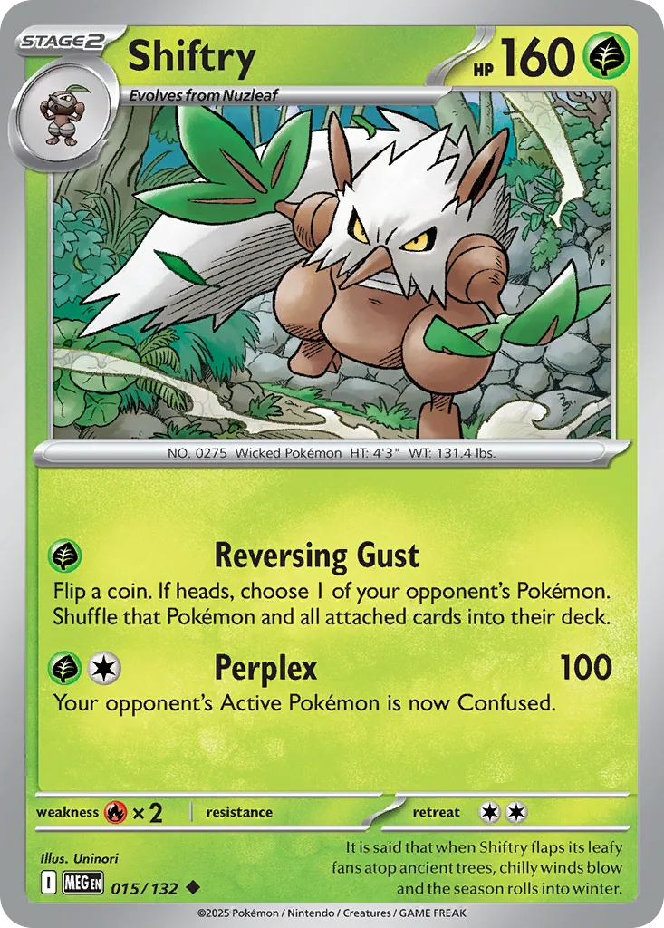 Shiftry — ME01: Mega Evolution — Pokémon