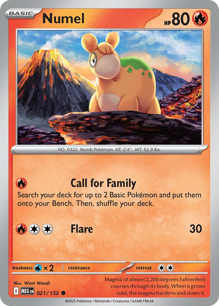 Numel — ME01: Mega Evolution — Pokémon