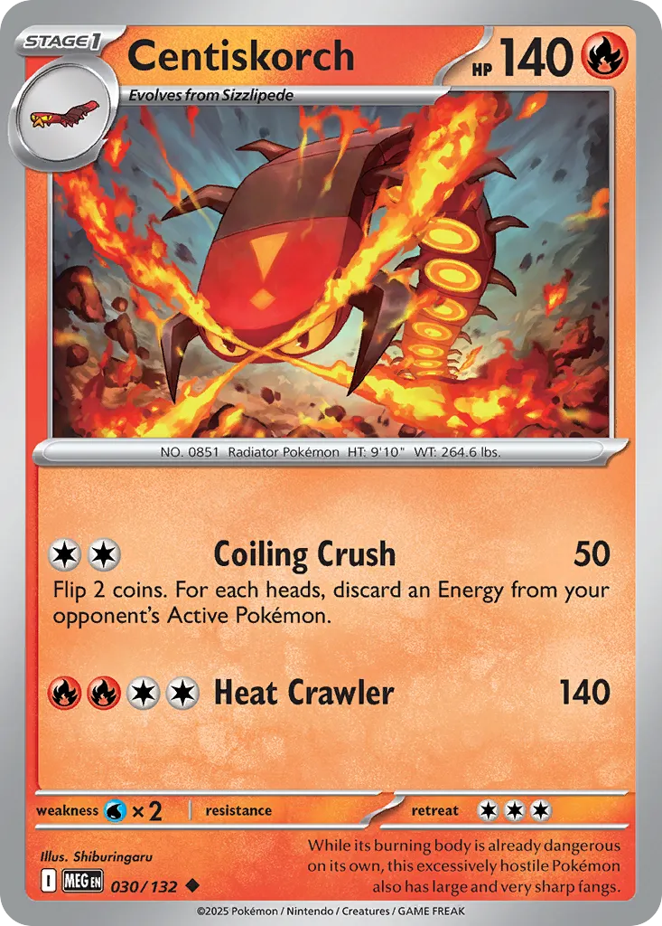 Scolocendre — ME01: Mega Evolution — Pokémon