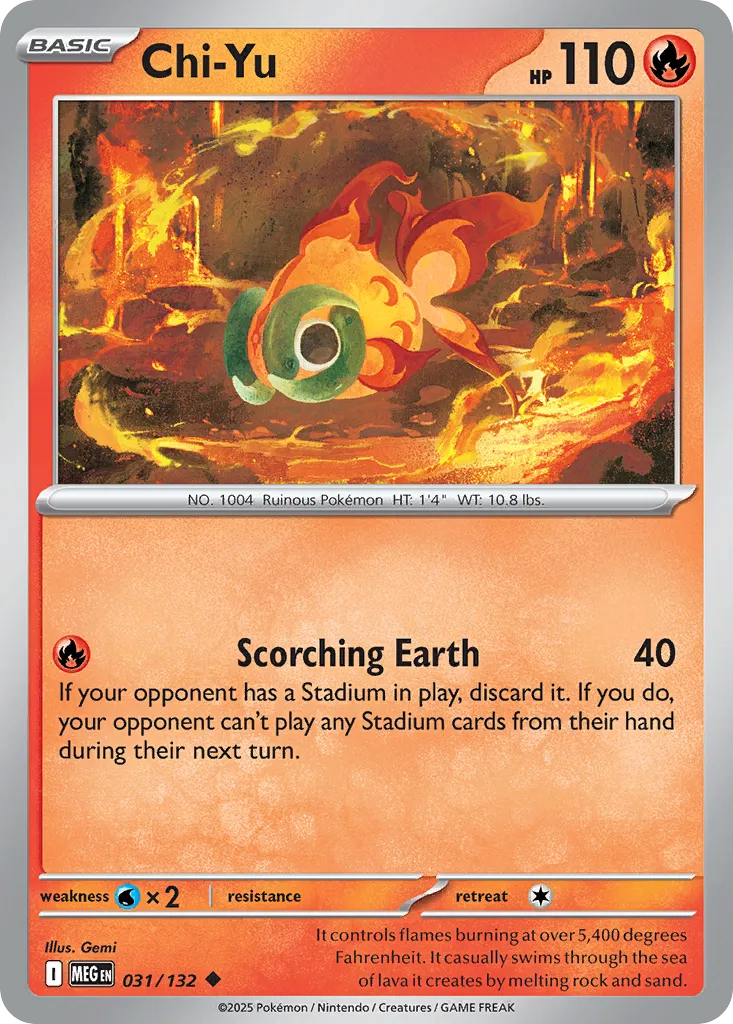 Chi-Yu — ME01: Mega Evolution — Pokémon
