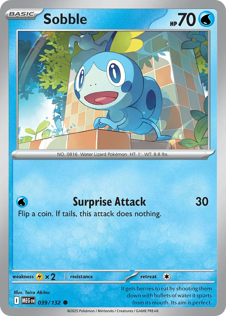 Sobble — ME01: Mega Evolution — Pokémon