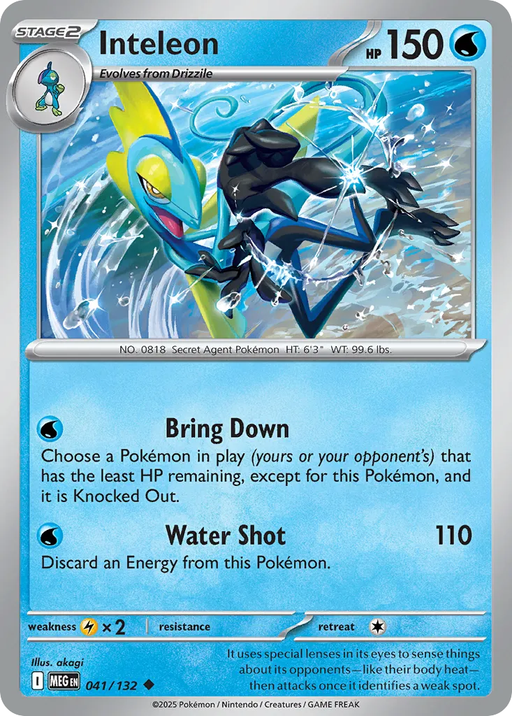 Inteleon — ME01: Mega Evolution — Pokémon