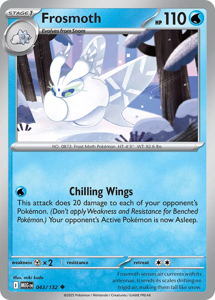 Frosmoth — ME01: Mega Evolution — Pokémon