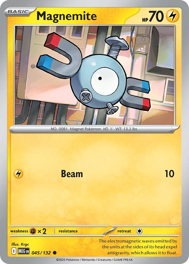 Magnemite — ME01: Mega Evolution — Pokémon