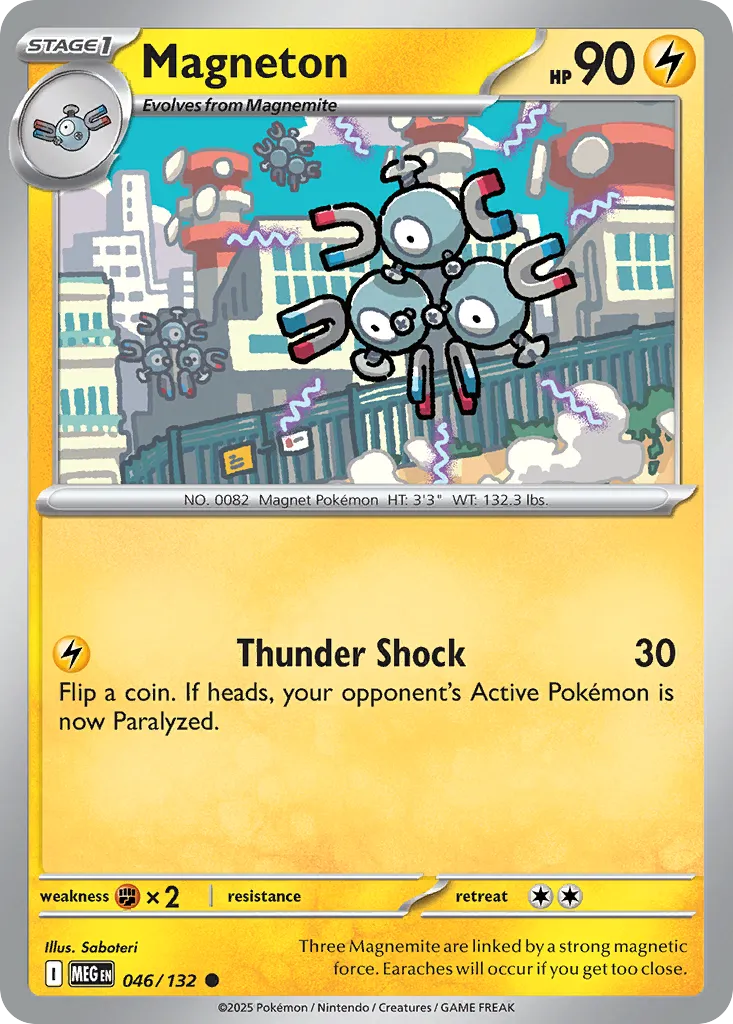 Magneton — ME01: Mega Evolution — Pokémon
