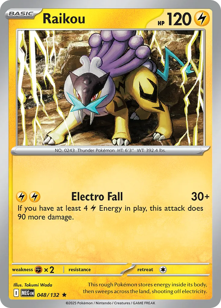 Raikou — ME01: Mega Evolution — Pokémon
