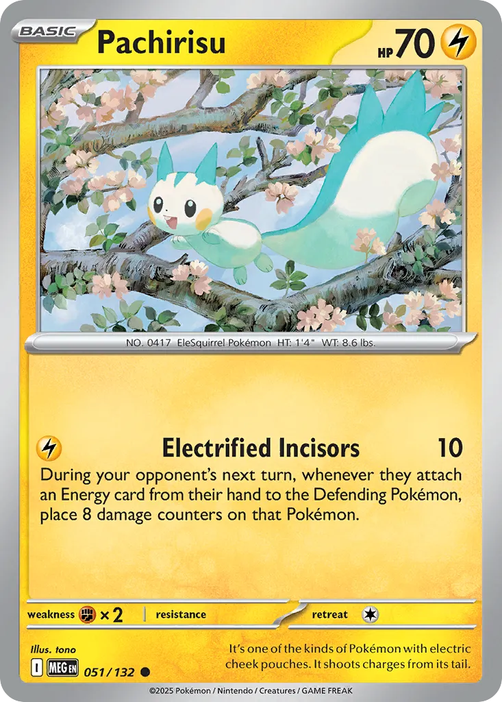 Pachirisu — ME01: Mega Evolution — Pokémon