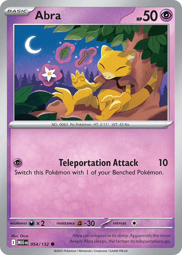 Abra — ME01: Mega Evolution — Pokemon