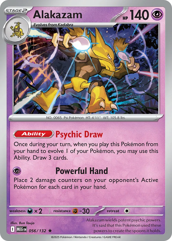 Alakazam — ME01: Mega Evolution — Pokémon