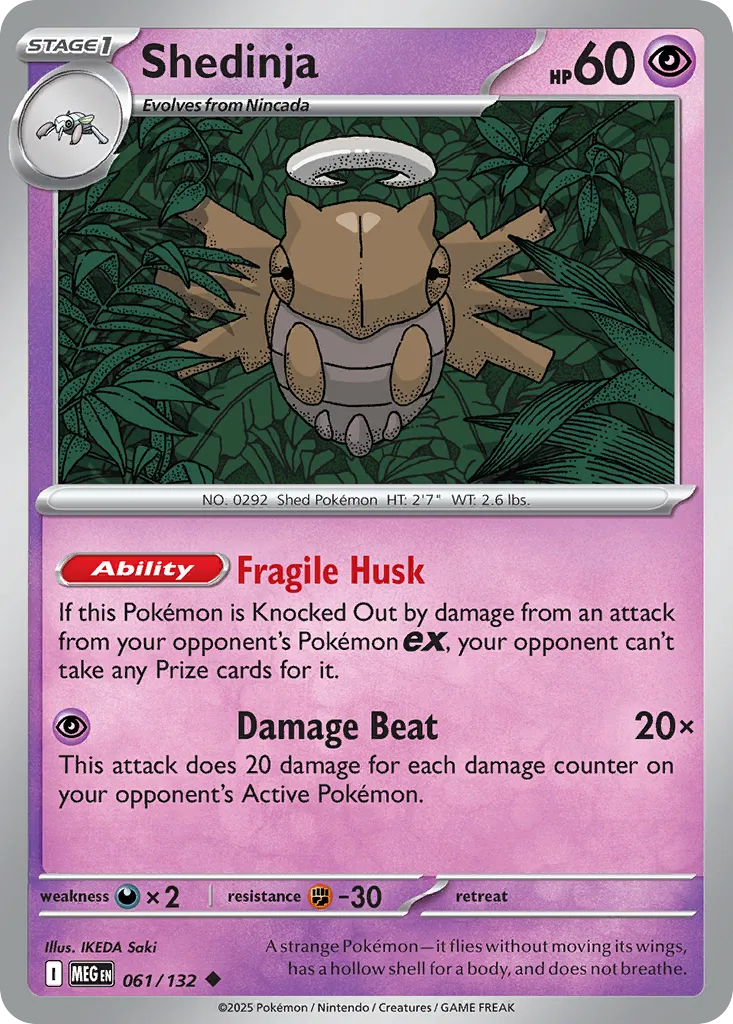 Shedinja — ME01: Mega Evolution — Pokémon