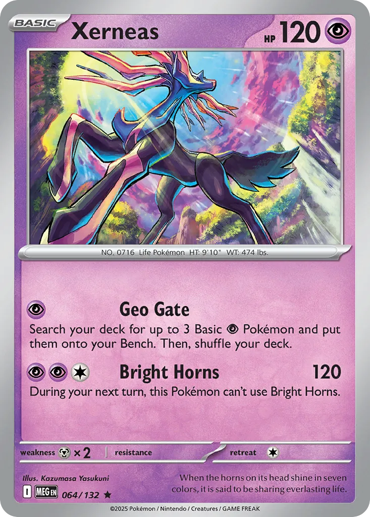 Xerneas — ME01: Mega Evolution — Pokémon