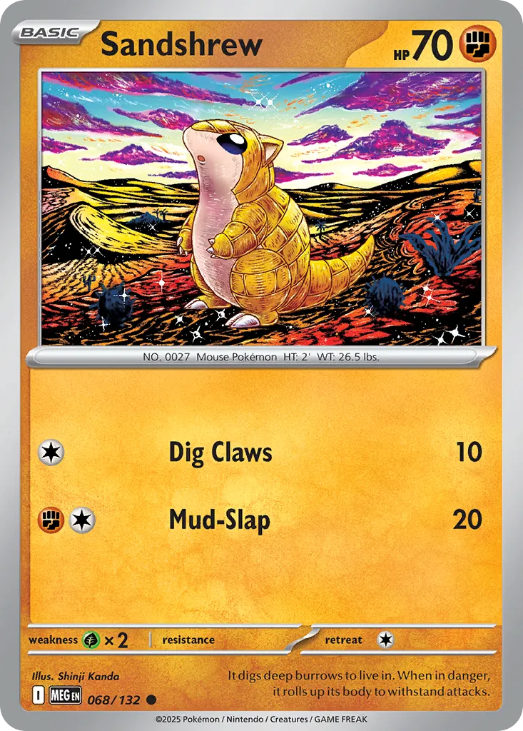 Sabelette — ME01: Mega Evolution — Pokémon