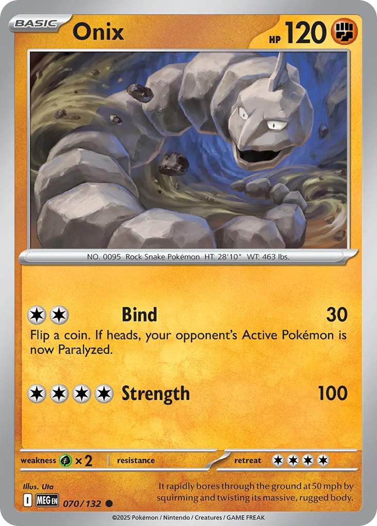 Onix — ME01: Mega Evolution — Pokémon