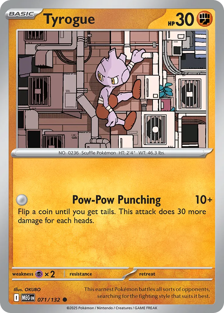 Tyrogue — ME01: Mega Evolution — Pokémon