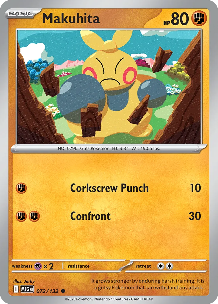 Makuhita — ME01: Mega Evolution — Pokémon