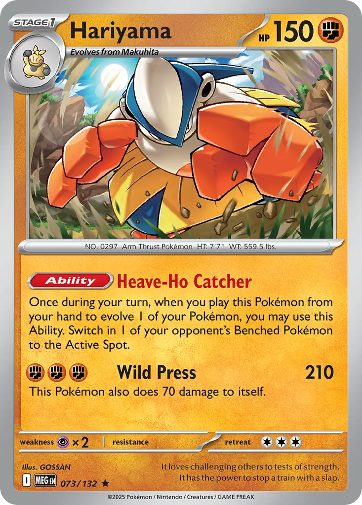 Hariyama — ME01: Mega Evolution — Pokémon