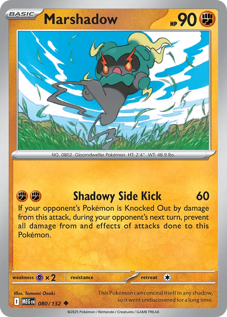 Marshadow — ME01: Mega Evolution — Pokémon