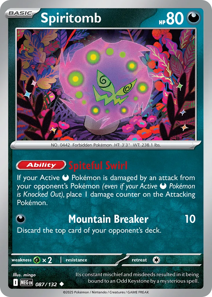 Spiritomb — ME01: Mega Evolution — Pokémon