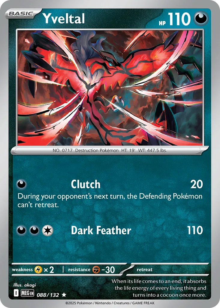 Yveltal — ME01: Mega Evolution — Pokémon