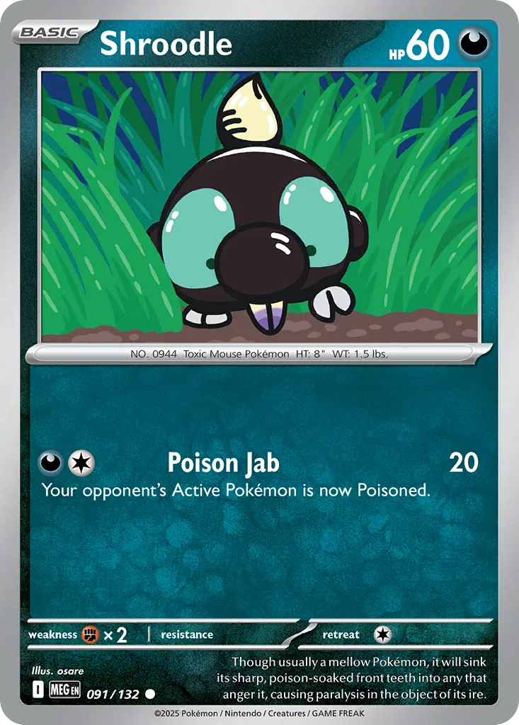 Gribouraigne — ME01: Mega Evolution — Pokémon