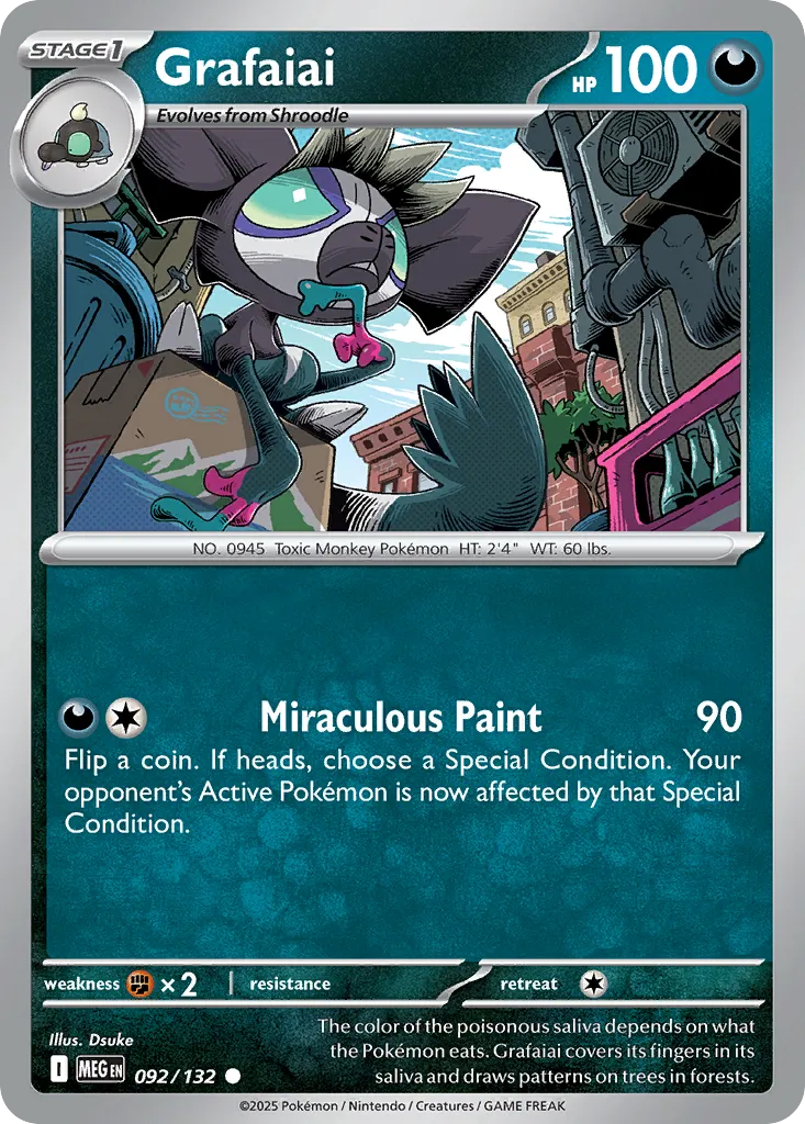 Grafaiai — ME01: Mega Evolution — Pokémon
