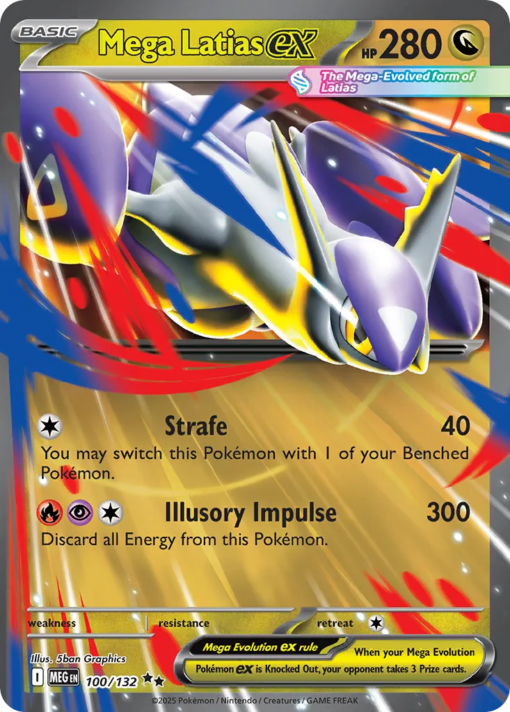 Mega Latias ex — ME01: Mega Evolution — Pokémon