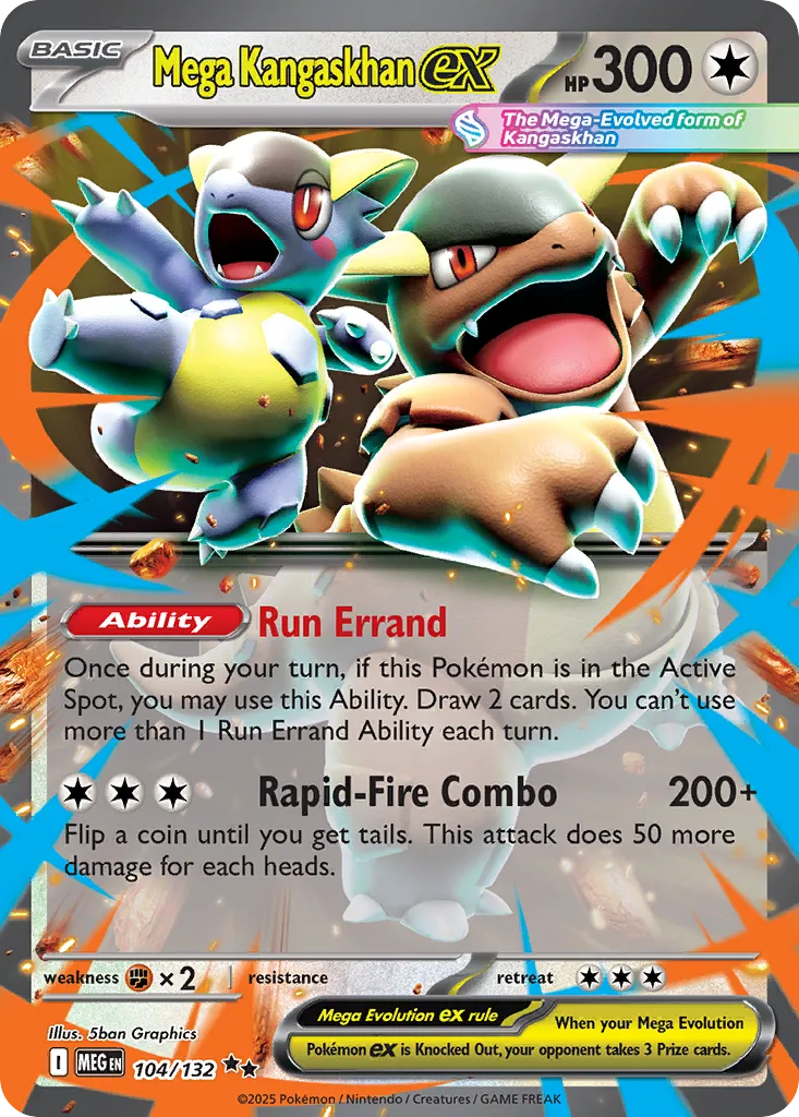Mega Kangaskhan ex — ME01: Mega Evolution — Pokémon