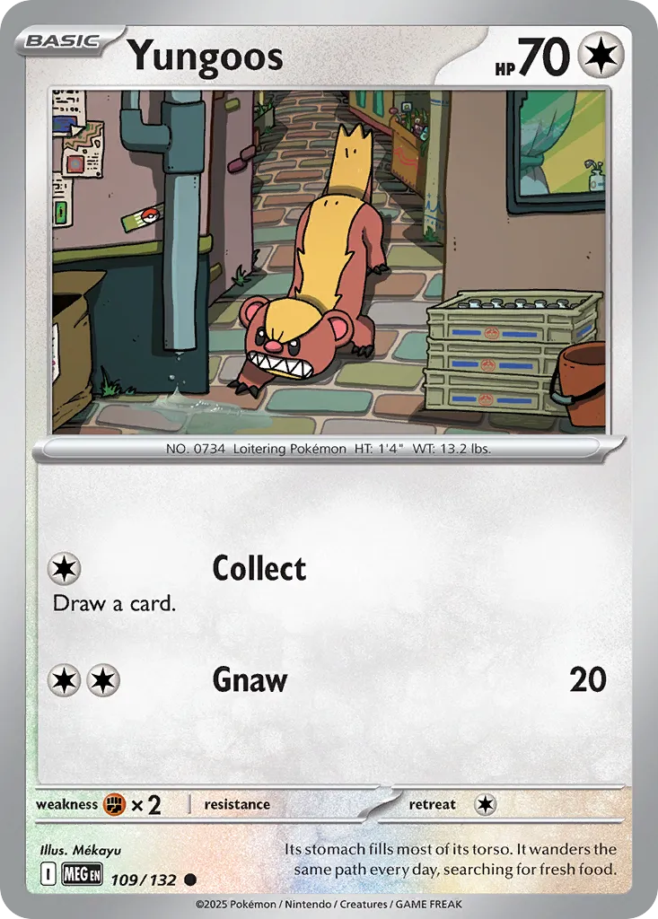 Yungoos — ME01: Mega Evolution — Pokémon