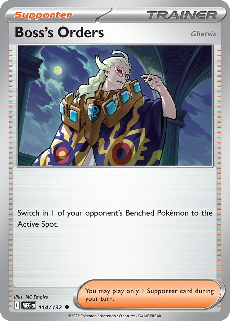 Boss's Orders — ME01: Mega Evolution — Pokémon