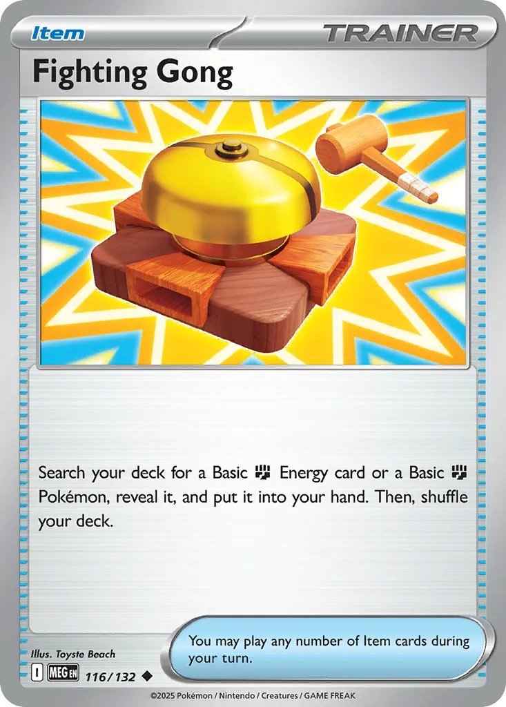 Gong de Combat — ME01: Mega Evolution — Pokémon