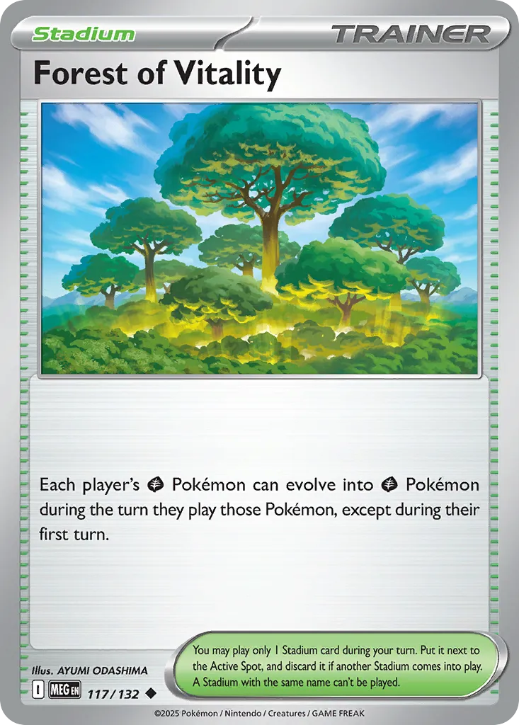 Forêt de Vitalité — ME01: Mega Evolution — Pokémon