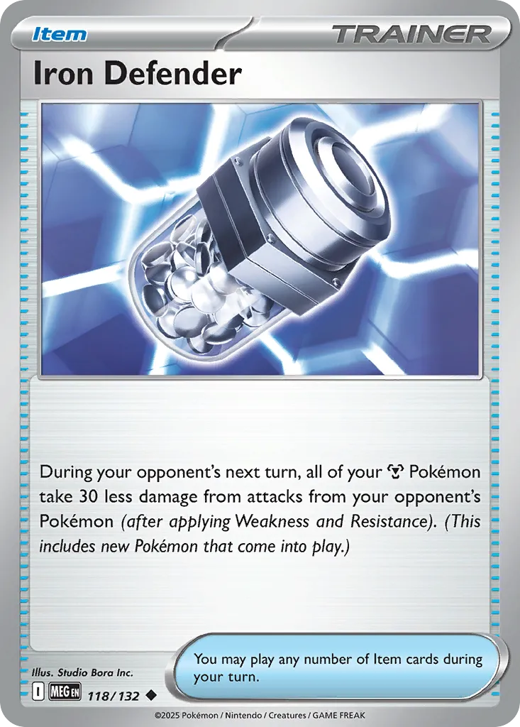 Iron Defender — ME01: Mega Evolution — Pokémon