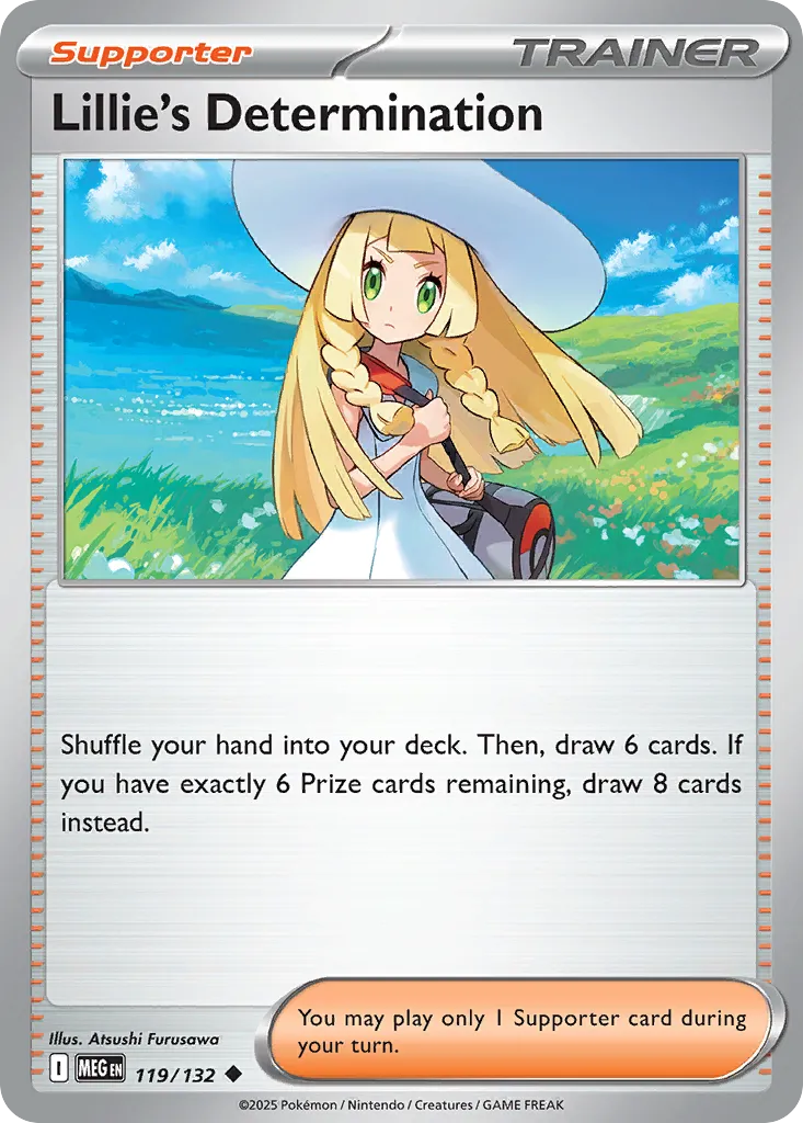 Lillie's Determination — ME01: Mega Evolution — Pokémon