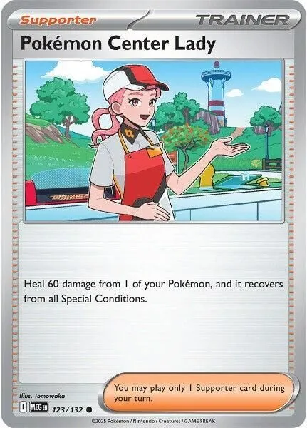 Dame du Centre Pokémon — ME01: Mega Evolution — Pokémon