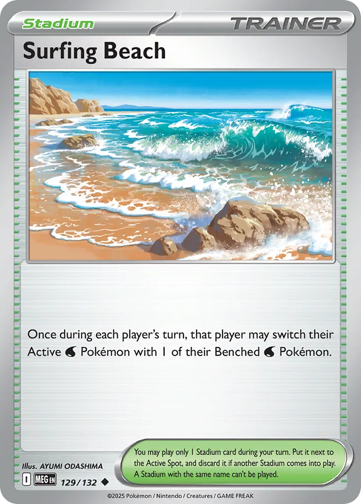Plage de Surf — ME01: Mega Evolution — Pokémon