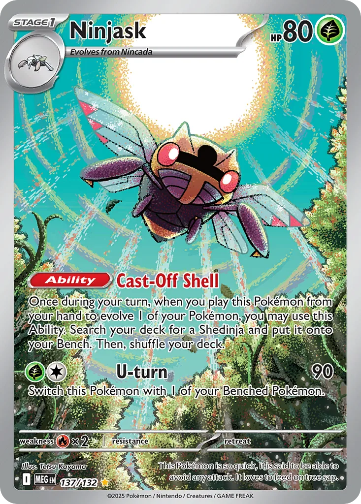 Ninjask — ME01: Mega Evolution — Pokemon