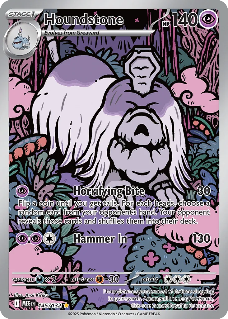 Houndstone — ME01: Mega Evolution — Pokémon