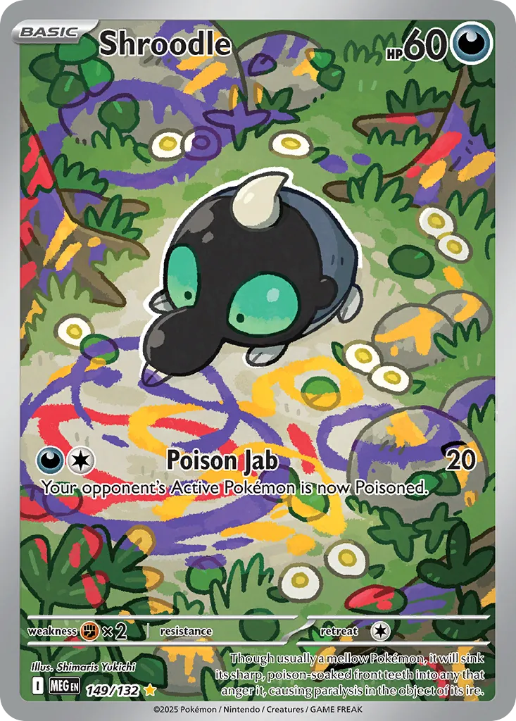 Shroodle — ME01: Mega Evolution — Pokémon