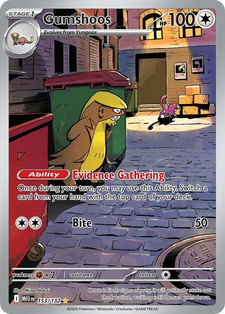 Gumshoos — ME01: Mega Evolution — Pokémon